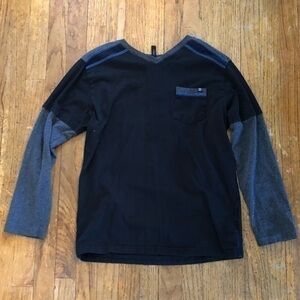 Boys Distortion Long Sleeve Size Medium